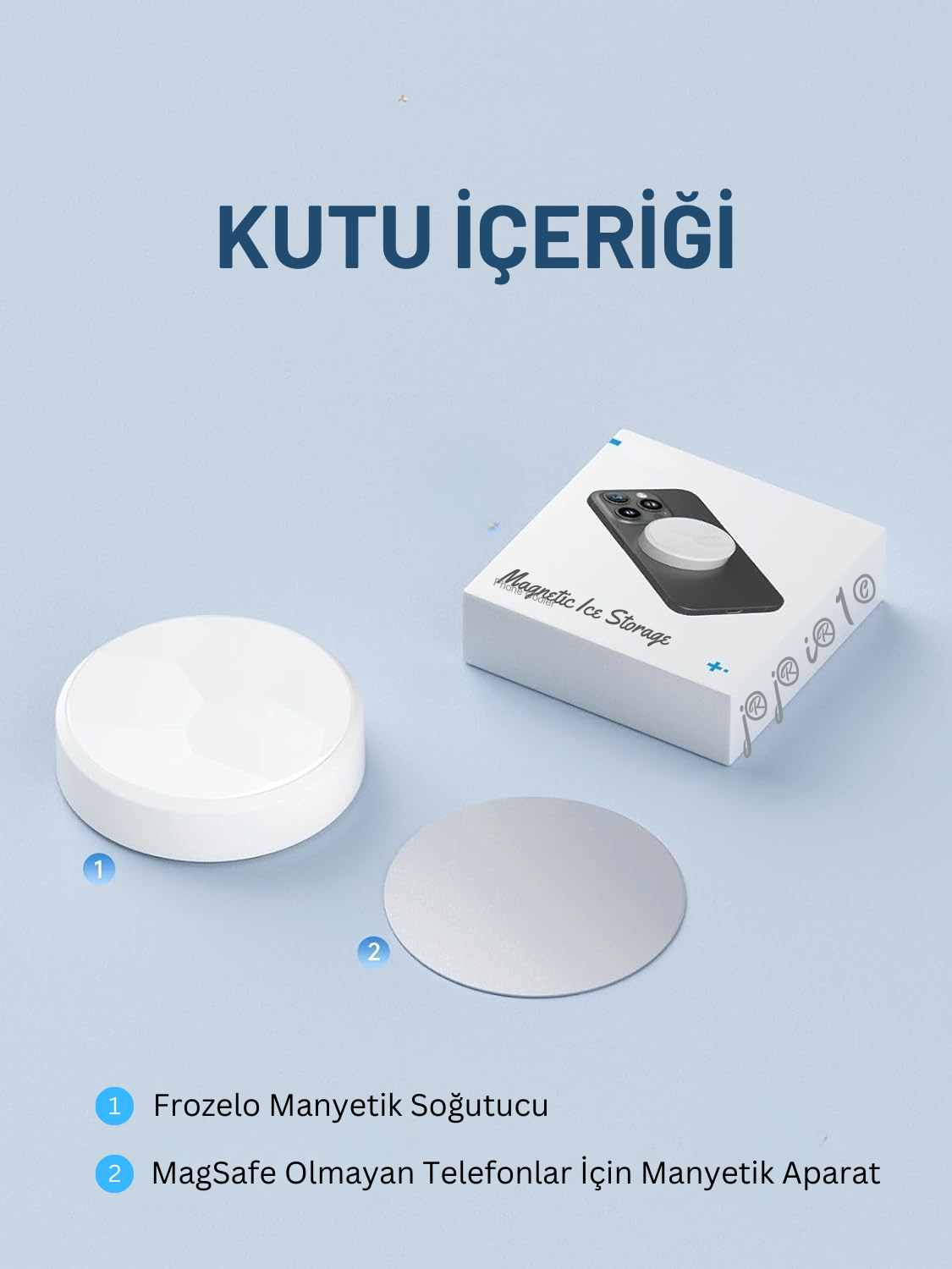 Frozelo Fansız Manyetik Telefon Soğutucu