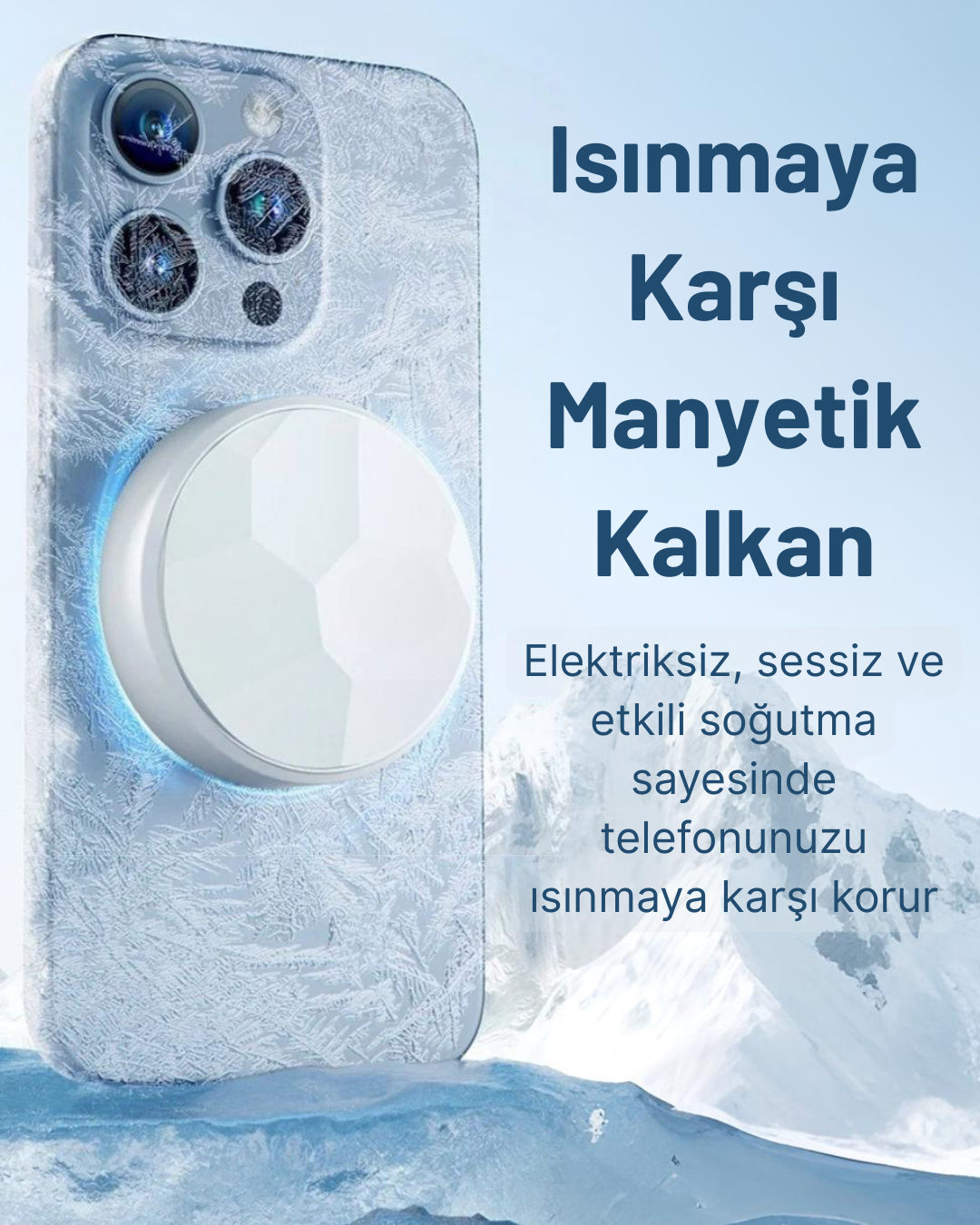 Frozelo Fansız Manyetik Telefon Soğutucu