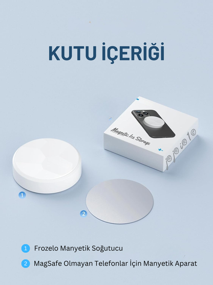 Frozelo Fansız Manyetik Telefon Soğutucu